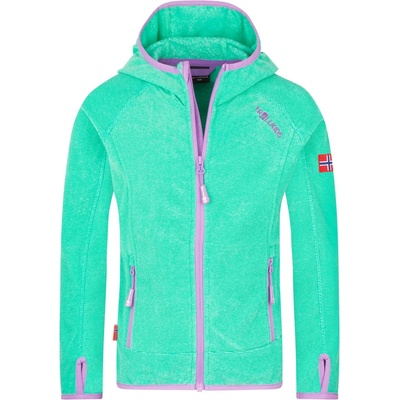 TROLLKIDS Детско поларено яке Trollkids Girls Sandefjord Jacket Fleece jacket - Aquamarine / Violet Sorbet - размер 164 (EU) (703-2389-1120)