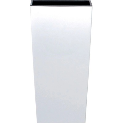 Prosperplast Kvetináč s vložkou Urbi Square Š 22 x V 42 x H 22 cm, bielý , bielý