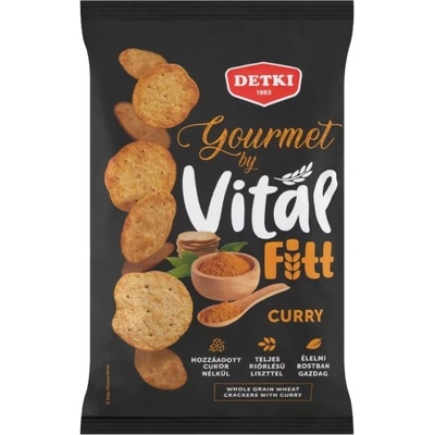 Detki Vitál Fitt Gourmet Slané krekry s příchutí curry 100 g
