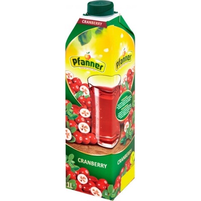 Pfanner Cranberry Brusnica 20% nektár 1 l