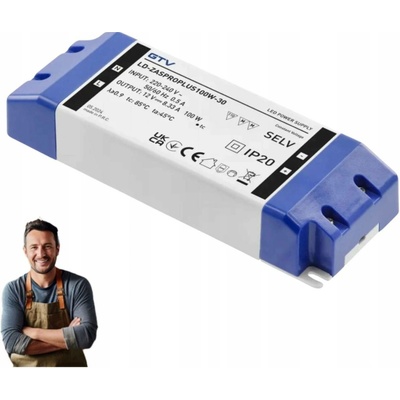 LED zdroj GTV PRO +, 12V/100W, IP20