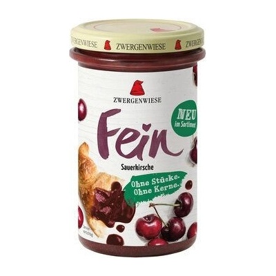 Zwergenwiese Ovocná pomazánka jemná višeň 280g bio