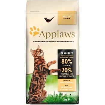 Applaws Adult Chicken GRAIN FREE - за котки над 1 година с 80% Пиле 2 кг 4022