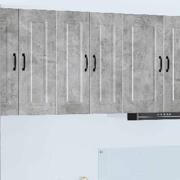 vidaXL Панел за миялна машина Kalmar Циментено сиво 60 x 31 x 80 см (884697)