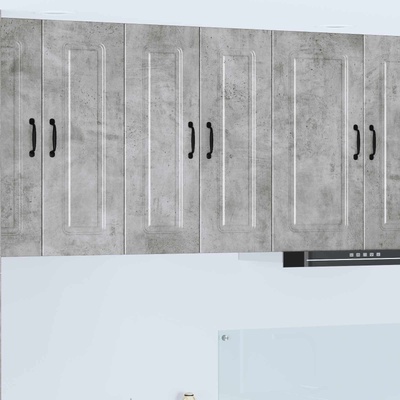 vidaXL Панел за миялна машина Kalmar Циментено сиво 60 x 31 x 80 см (884697)