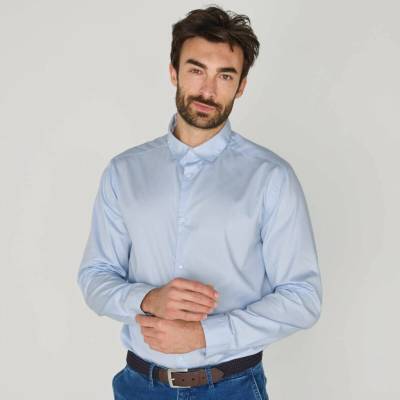 Blancheporte twillová košile nebeská modrá