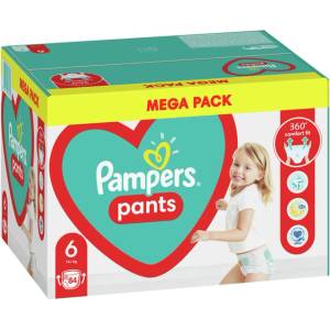 Pampers Pants Размер 6, гащички, MB, 84 бр (8006540069530)