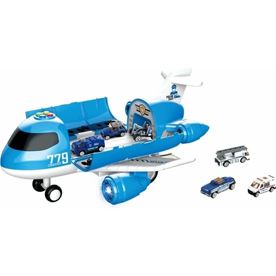 Wiky Vehicles Lietadlová stanica s efektmi 40 cm 6 áut
