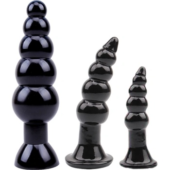 Image 1 of Chisa-novelties Комплект анални разширители "rubicon stip black" 3 бр