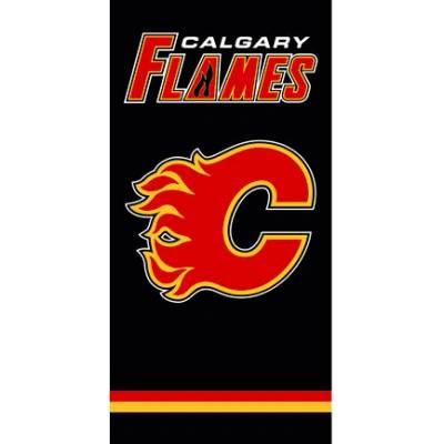 TipTrade Osuška NHL 70 x 140 cm Calgary Flames