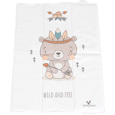 Cangaroo Сгъваема подложка за повиване Wild and free Bear (109549)