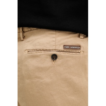 KARL LAGERFELD стандартен панталон мъжки с добавен лен (562819.265350)