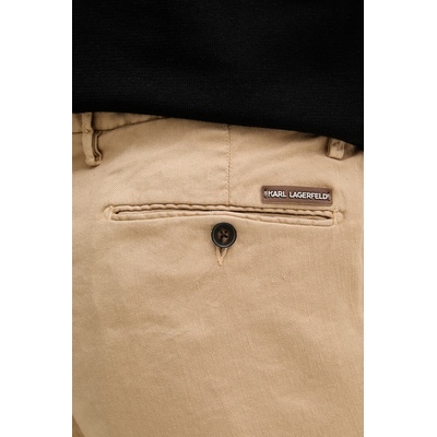 KARL LAGERFELD стандартен панталон мъжки с добавен лен (562819.265350)