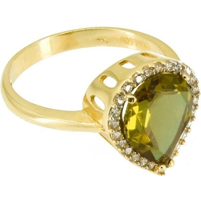 sZlato.cz 3366 Zlatý dámský prsten se zirkony