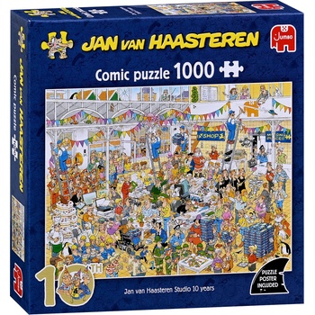 Jumbo Пъзел Jumbo от 1000 части - 10-годишнина на студио Ян ван Хаастерен (1110100616)