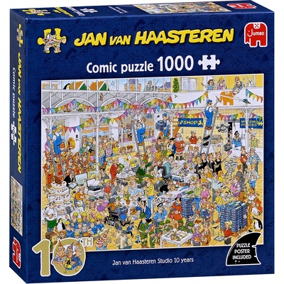 Jumbo Пъзел Jumbo от 1000 части - 10-годишнина на студио Ян ван Хаастерен (1110100616)