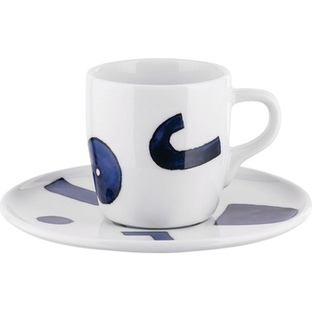 Alessi Чаша за мока Itsumo Yunoki с чинийка 85 мл (NF08/76S)