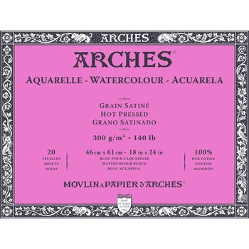 ARCHES Watercolour Hot Pressed Скицник 20 46 x 61 cm 300 g (A1795076)