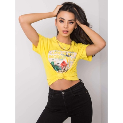 Tričko PM-TS-SS21TX58.12 PEPPER & MINT Žltá