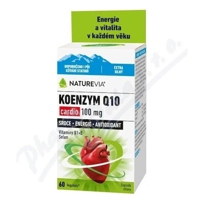 Naturvia Koenzym Q10 Cardio 100 mg 60 kapslí