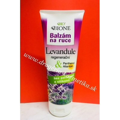 BC Bione Cosmetics Bio Levanduľa regeneračný balzam na ruky 200 ml