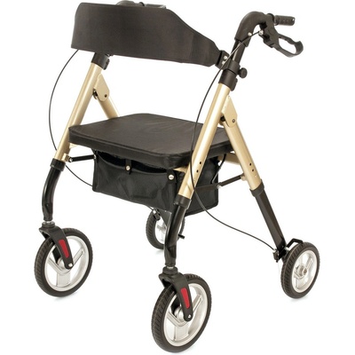 DMA 103 A Čtyřkolové chodítko - nast. sed champagne