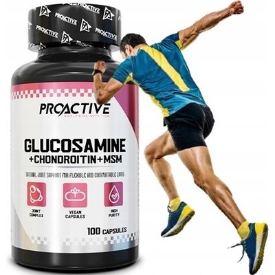 Proactive Glukosamín+Chondroitín+MSM 100 kapsúl