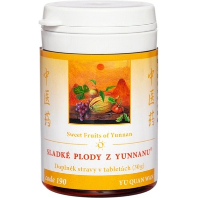 TCM Herbs Sladké plody z Yunnanu 100 tabliet