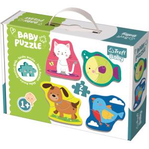Trefl - Puzzle 4x2 Baby puzzle Zvieratká II - 1 - 39 piese