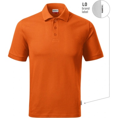 Rimeck polokošile Resist Heavy Polo krátký rukáv pánská MAL-R20LO13 oranžové