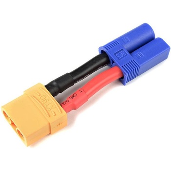 GForce Konverzní kabel EC5 samec XT-90 samice 10AWG