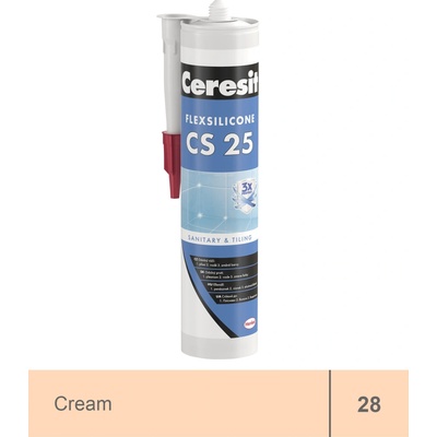 Ceresit CS 25 sanitární silikon 280 g cream