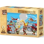 Art Puzzle Дървен пъзел Art Puzzle от 50 части - Герои пожарникари (5891) - baby