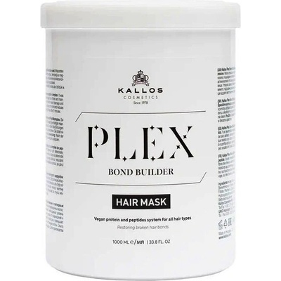Kallos Plex Hair Mask regenerační maska pro poškozené chemicky ošetřené vlasy 1000 ml
