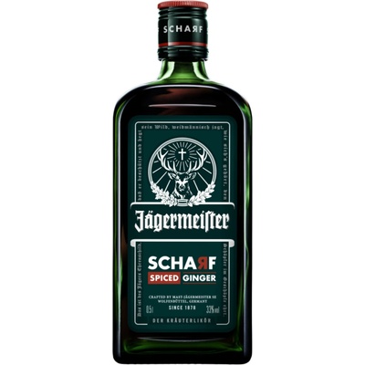 Jägermeister Scharf 33% 0,5 l (holá láhev)