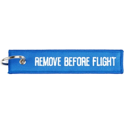 FOSTEX GARMENTS Klíčenka Remove before flight Blue