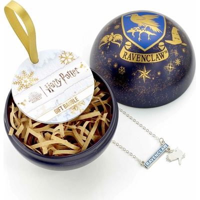 The Carat Shop Vánoční baňka s náhrdelníkem Havraspár, Harry Potter