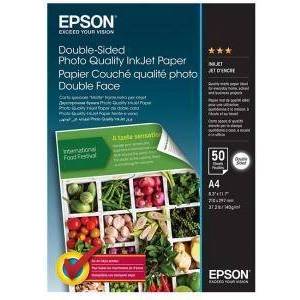 Epson Двустранна матова фото хартия EPSON, формат А4, 50 листа, 120g/m2, C13S400059