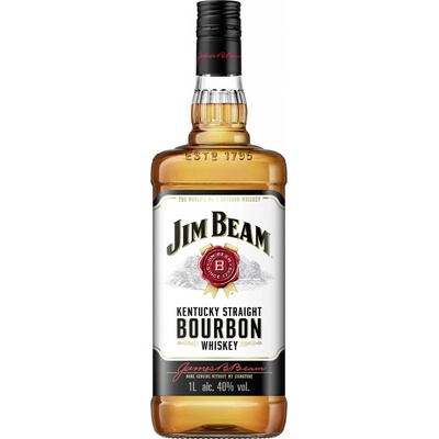 Jim Beam 40% 1 l (čistá fľaša)
