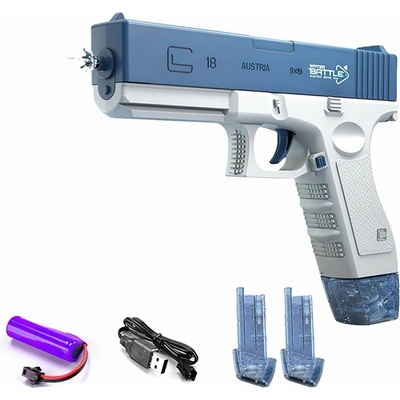Toybit Automatická vodná pištoľ Spray so zásobníkmimodrá VPBH1792