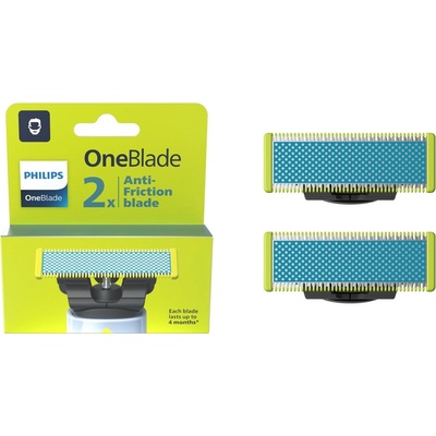 Philips OneBlade QP225/50 Anti-Friction 2 ks – Hledejceny.cz