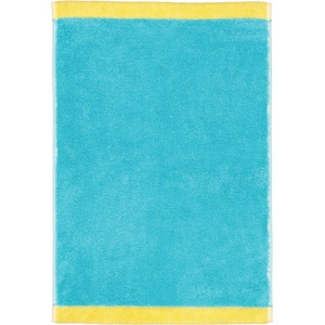 Cawö Кърпа Lifestyle Splash 30 x 50 см тюркоазено-жълта (7071 30/50 15)