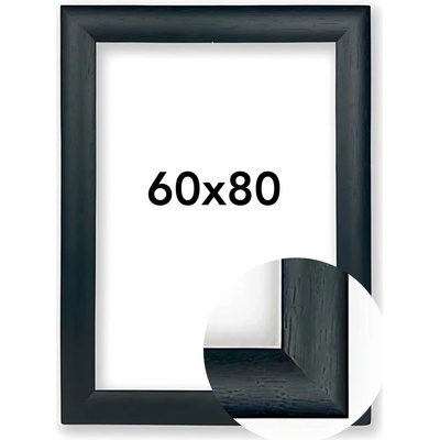 BFHM Fotorámeček Parma Rozměr: 60 x 80 cm, Barva: Černá, Typ zasklení: Plexi