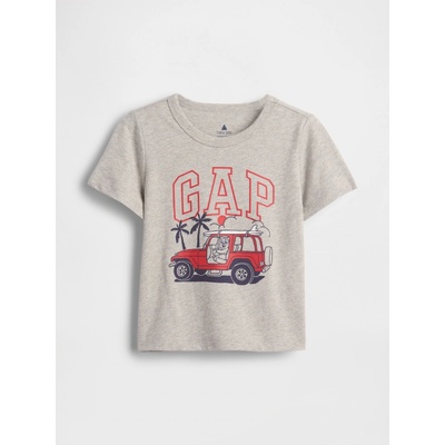 GAP Baby tričko s logem Šedá – Zboží Mobilmania