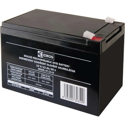 EMOS SLA 12V 12Ah FA-6,3mm