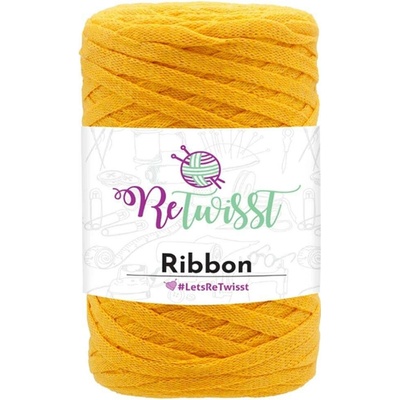 Ribbon ReTwisst 25 slunečnicová