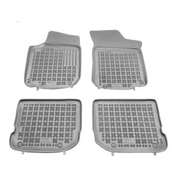 Image 1 of Гумени стелки за Golf 4 / Bora / Beetle / Jetta / Skoda Octavia 1 (1997-2010) / Seat Leon (1999-2005) / Seat Toledo (1999-2004) - тип леген сиви