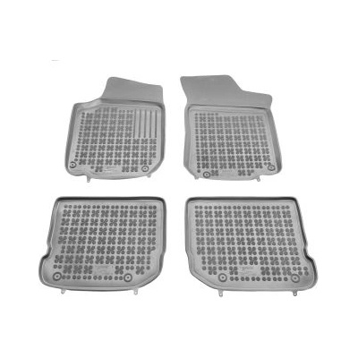 Гумени стелки за Golf 4 / Bora / Beetle / Jetta / Skoda Octavia 1 (1997-2010) / Seat Leon (1999-2005) / Seat Toledo (1999-2004) - тип леген сиви