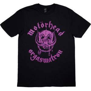 Motörhead Orgasmatron Lyric (Back Print) Black M Риза (MHEADTEE88MB02)