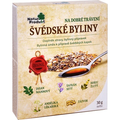 Naturprodukt Švédské byliny 30 g